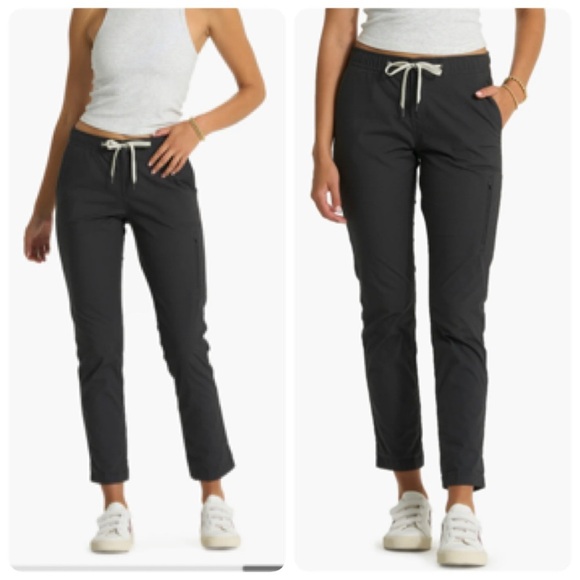 Vuori Women Ripstop Charcoal Gray Active Slim Fit Pants Size XL Athleisure - Picture 15 of 16